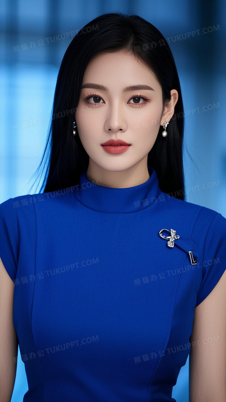 人美中长发一看就是老板娘