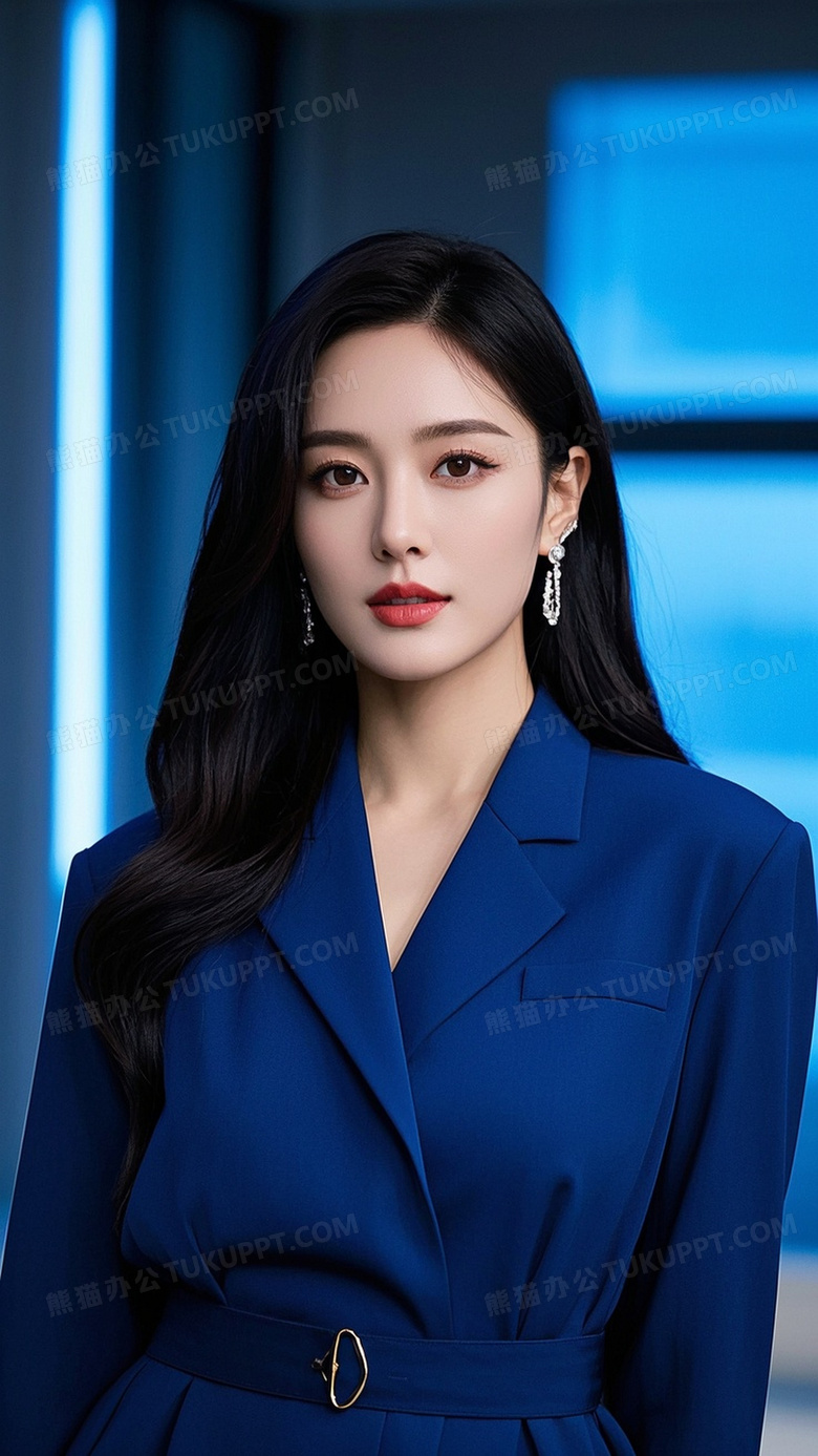 人美中长发一看就是老板娘