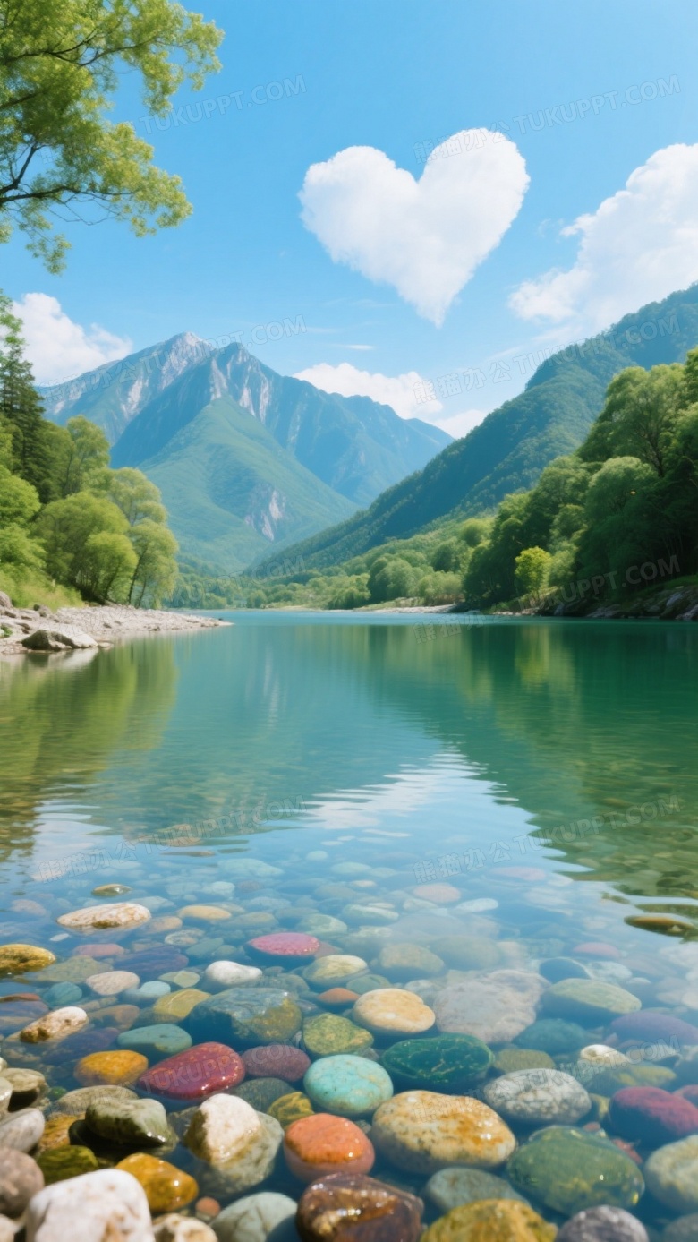 大高山的美丽风景以真实的中国山水画的风格呈现