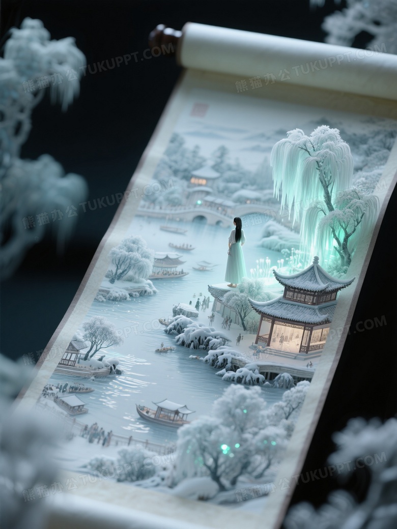 一副8K超高分辨率艺术杰作