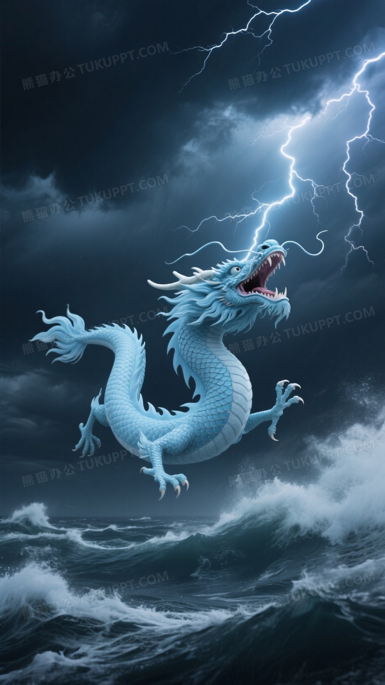 在波涛汹涌的大海之上