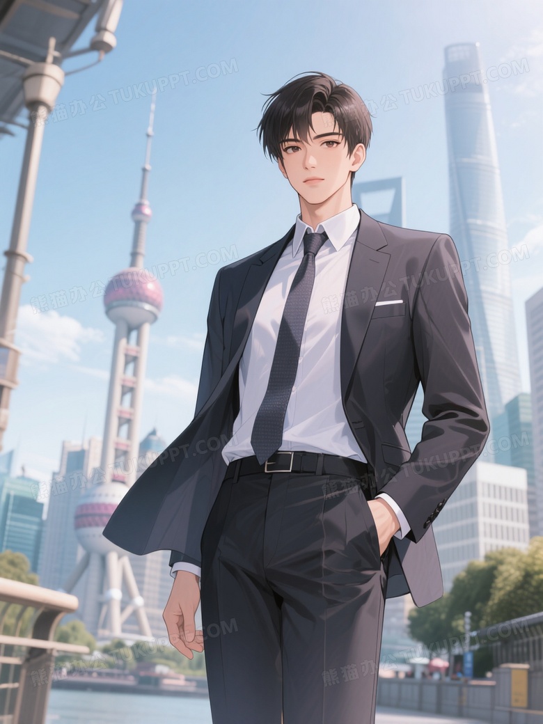 二次元动漫中国帅小伙