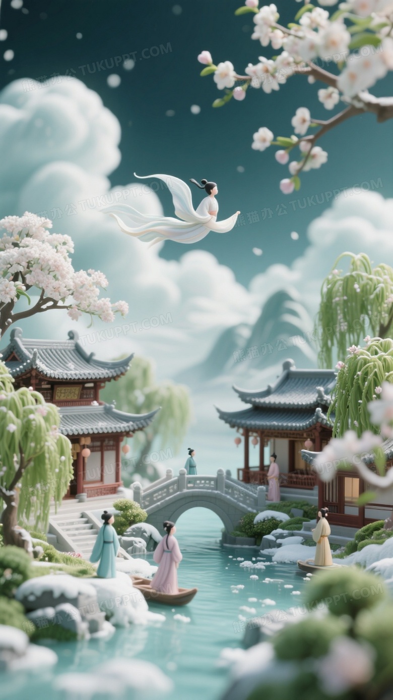 横轴摄影微缩景观古风