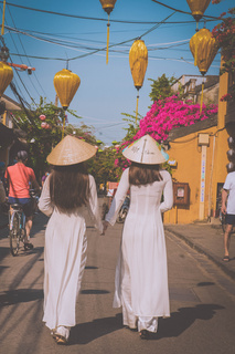 越南美女背影图片