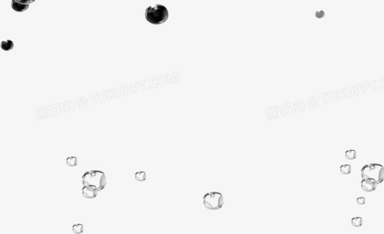 透明的雨滴png图片素材下载_透明png_熊猫办公
