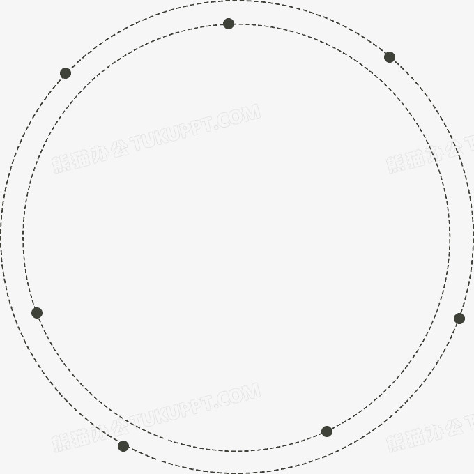 圆形简洁线条边框png图片素材下载_圆形png_熊猫办公