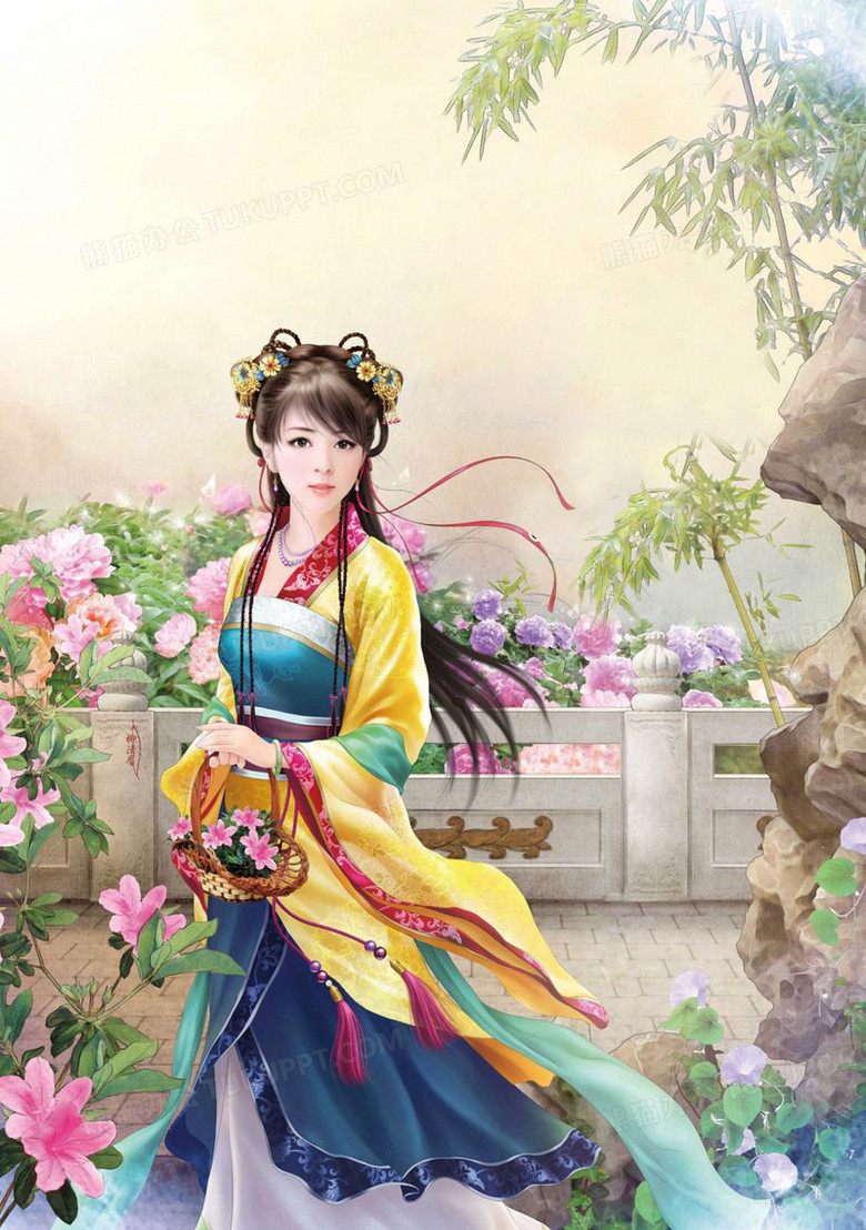 一品庶女黄衣女子小说封面