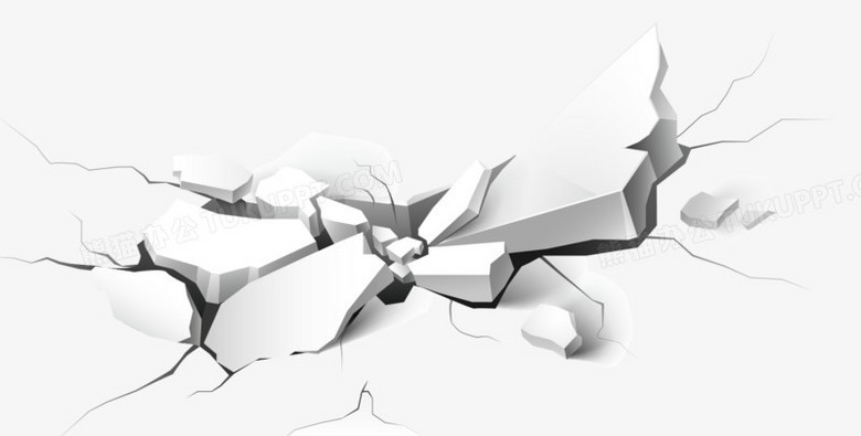 白色破碎地面背景png图片素材免费下载_白色背景png_*