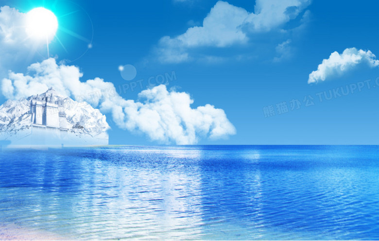 大海,清凉,蓝天,白云,阳光,海洋,蓝色