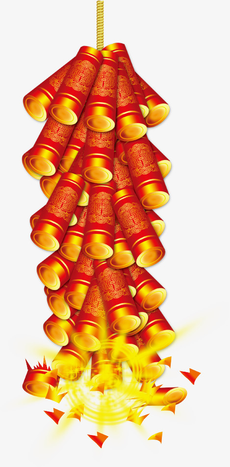 鞭炮爆竹喜庆png图片素材下载_鞭炮png_熊猫办公