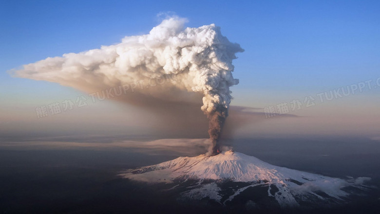 壮丽火山喷发景观png图片素材下载_景观png_熊猫办公