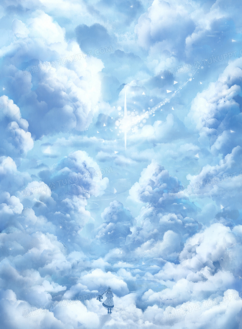 梦幻天空云朵壁纸