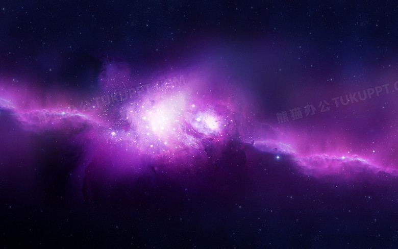 紫色天堂宇宙星球