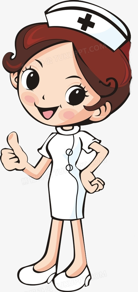 白色帽子的小护士png图片素材下载_小护士png_熊猫办公