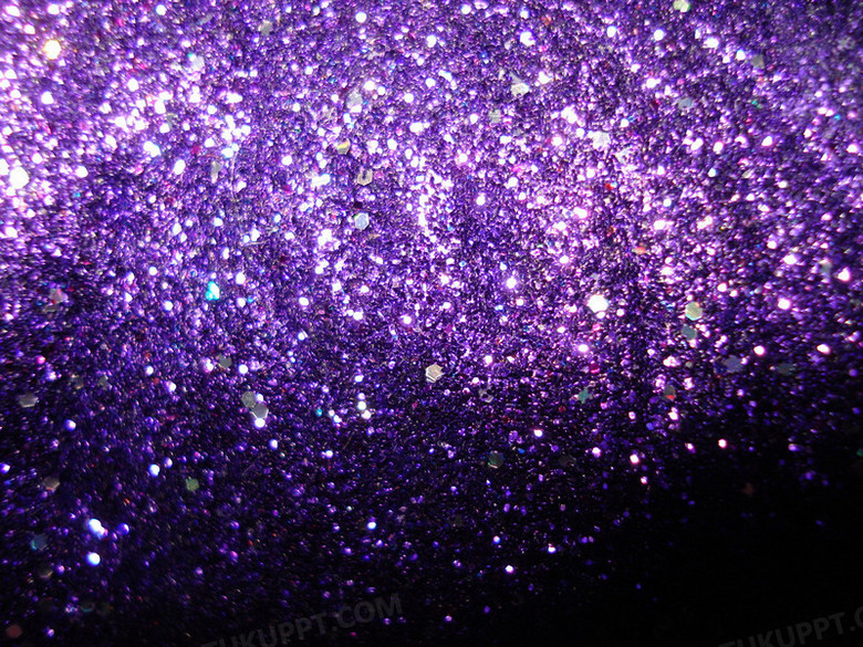 紫色梦幻亮片星光