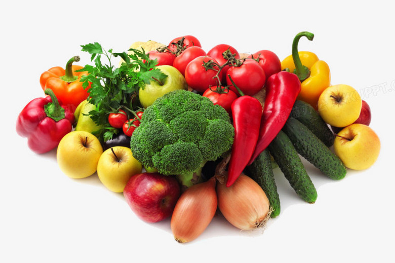 手绘食物3d图案精美蔬菜水果