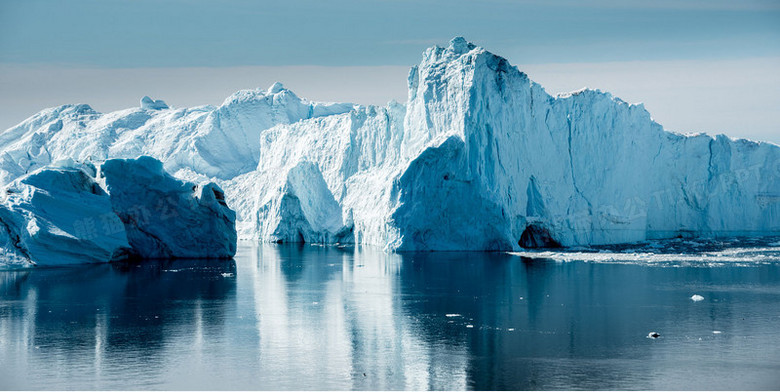 冰山冰川海报背景