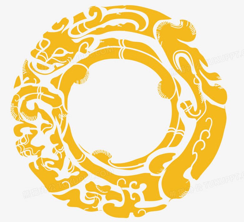 在整个配色上使用金色作为基础色调,设计了龙纹,边框等元素,中国效果