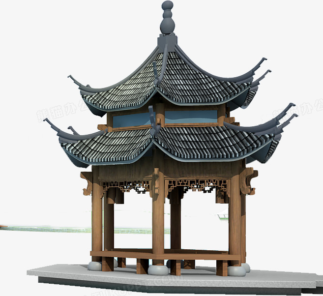 亭子png图片素材免费下载_亭子png_657*602像素