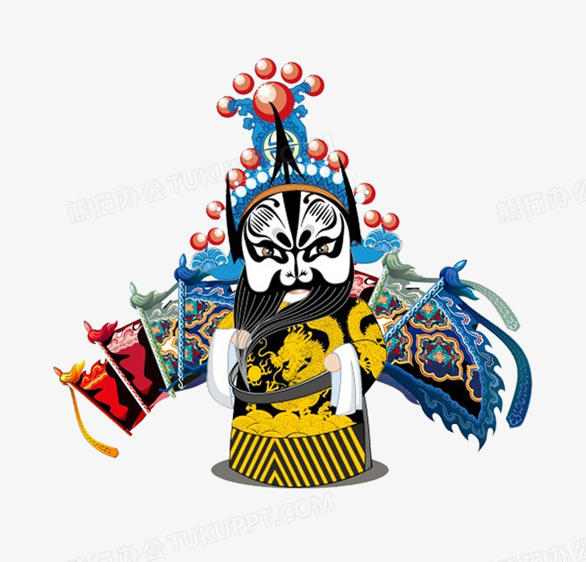 卡通京剧人物