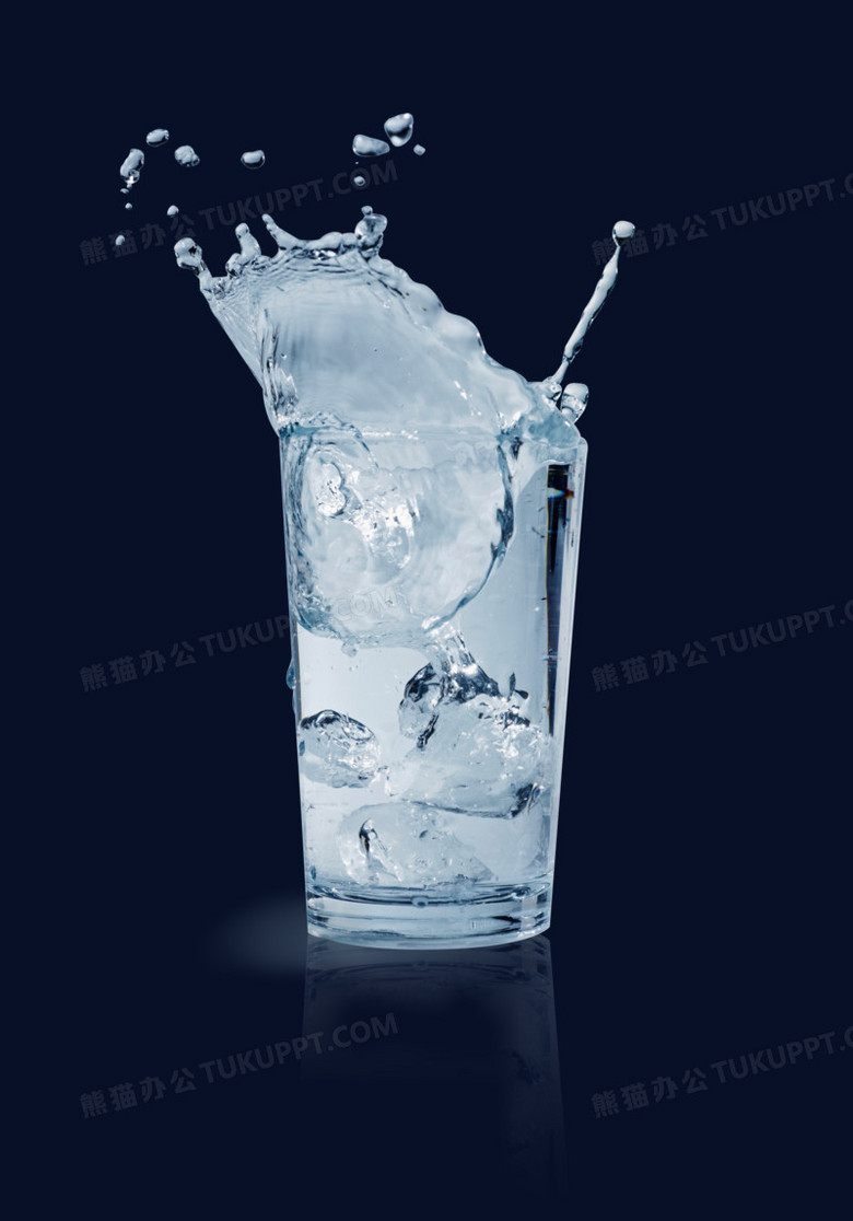 一杯白开水素材图片