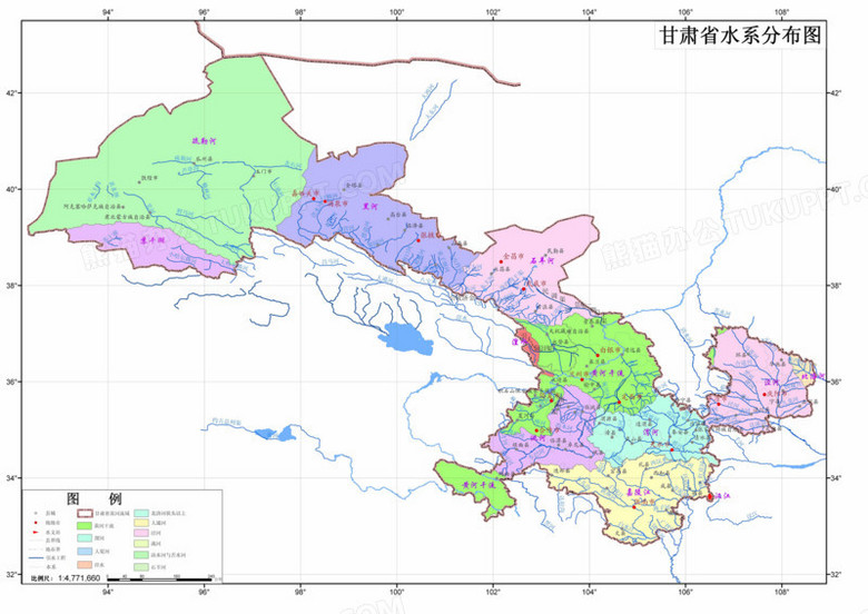 甘肃省地图