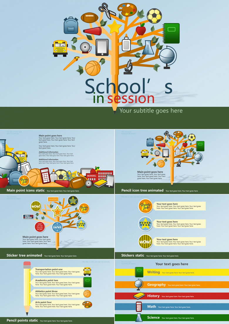 卡通教學(xué)教育說課PPT 卡通教學(xué)教育說課PPT