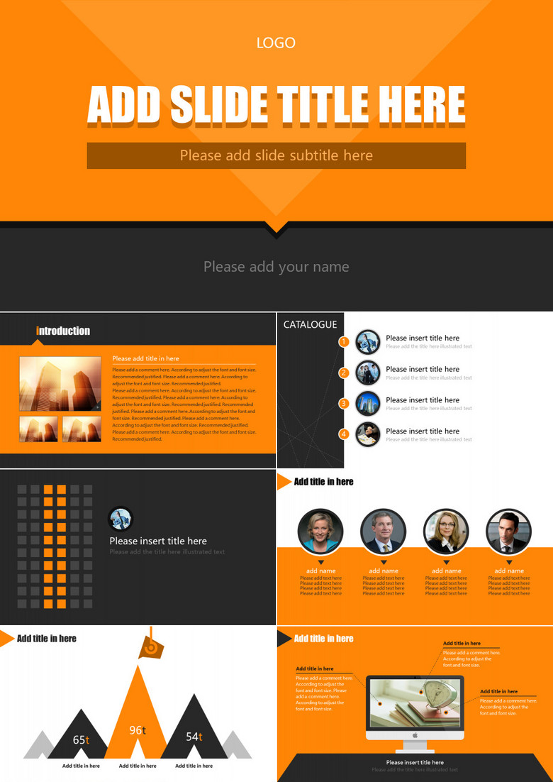 欧美风英语商务通用PPT模板 欧美风英语商务通用PPT模板