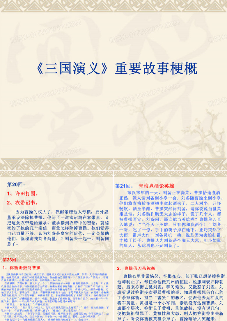 三国演义 故事梗概