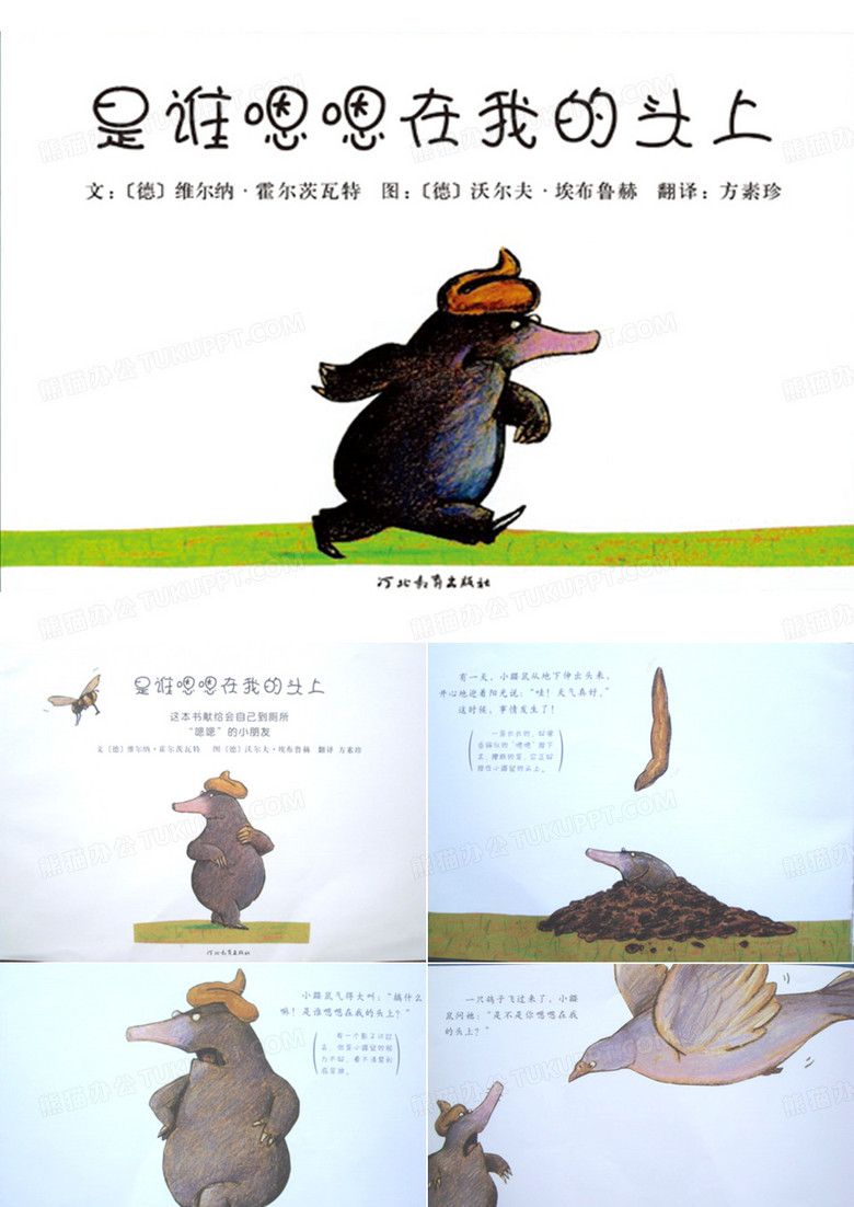 绘本故事ppt是谁嗯嗯在我的头上x