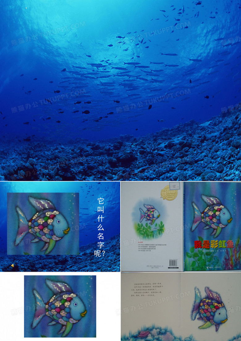 《我是彩虹鱼》绘本故事课件