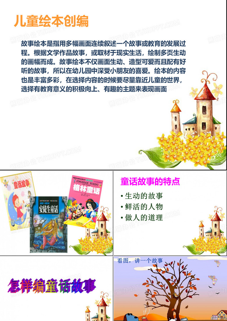 创编儿童绘本故事书课件
