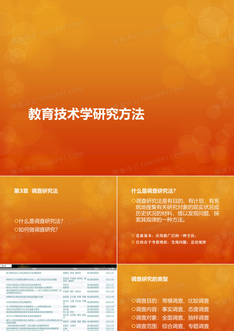 教育技术 研究方法 调查研究法 问卷调查法
