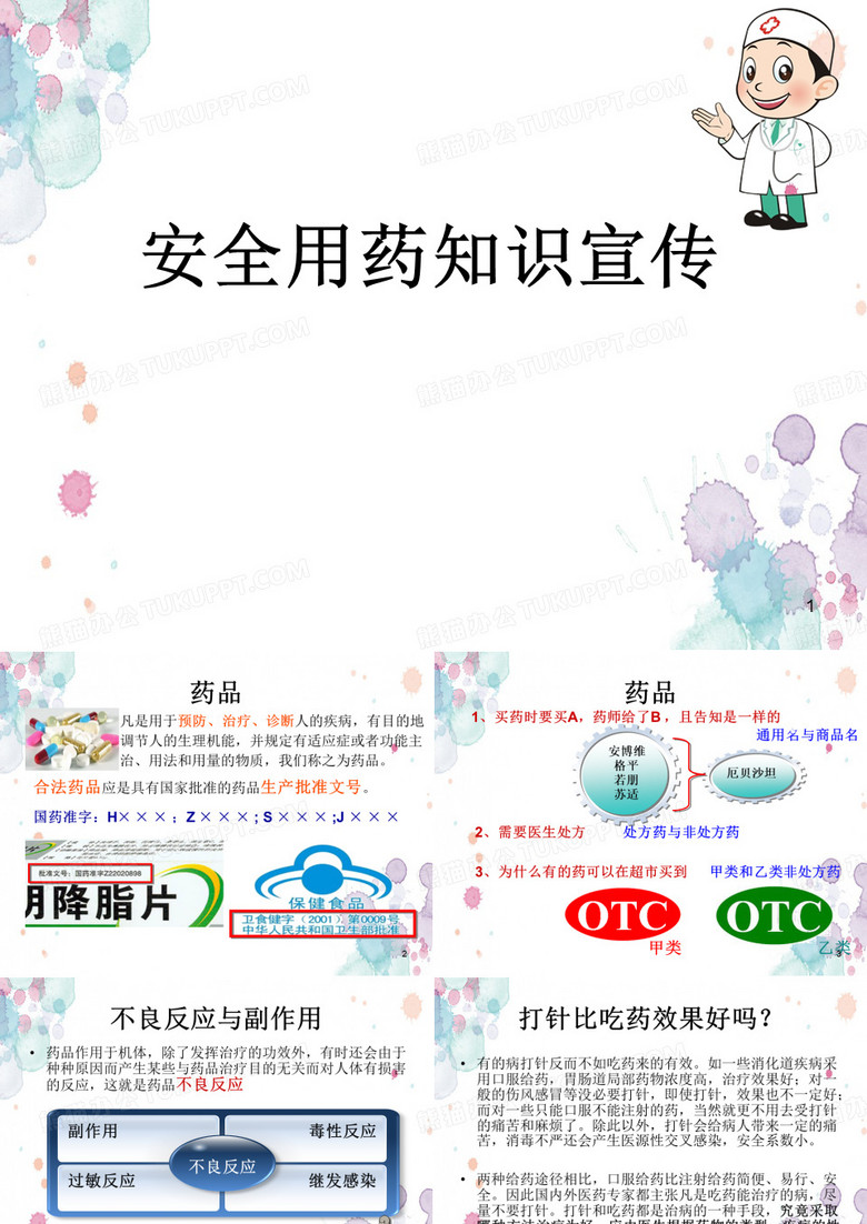 安全用药知识宣传PPT精选课件