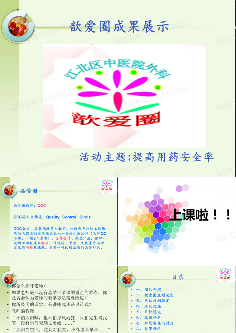 提高用药安全性品管圈  ppt课件