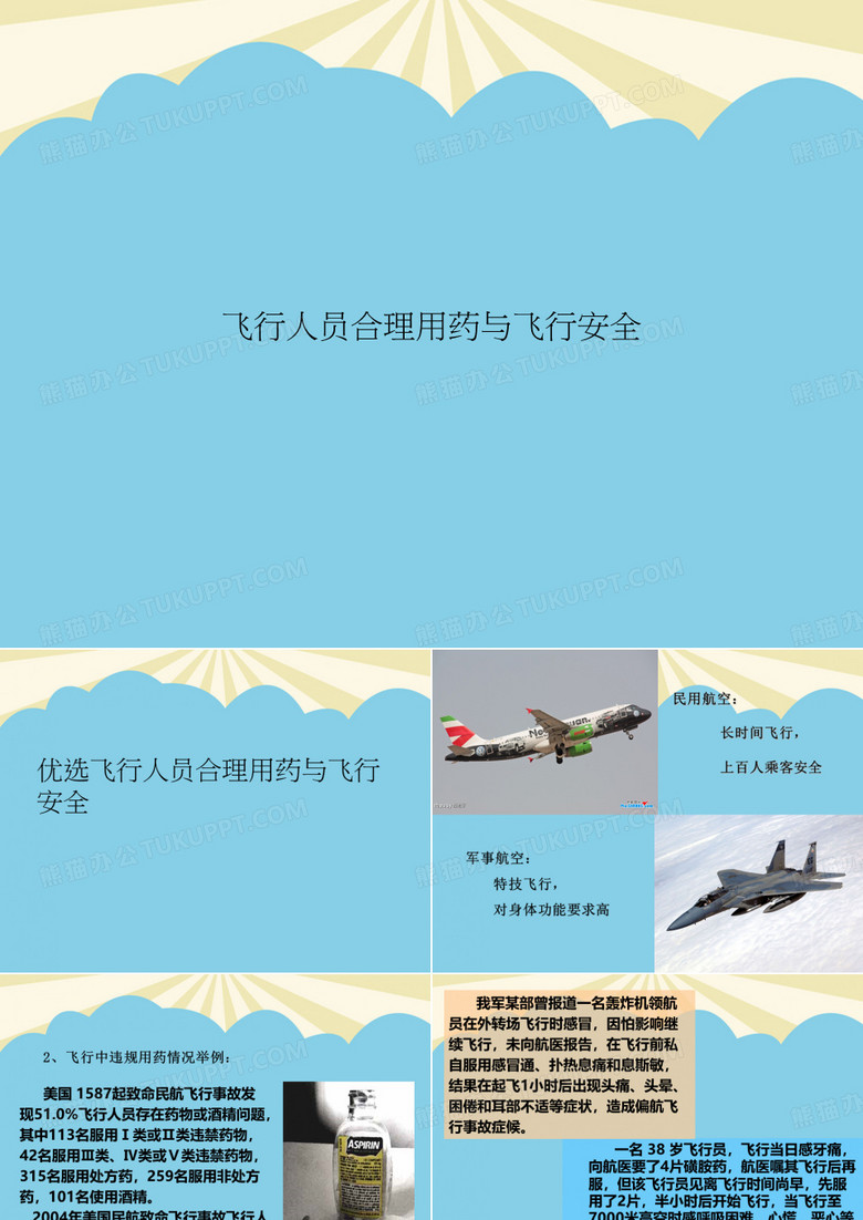 【正式版】飞行人员合理用药与飞行安全PPT资料