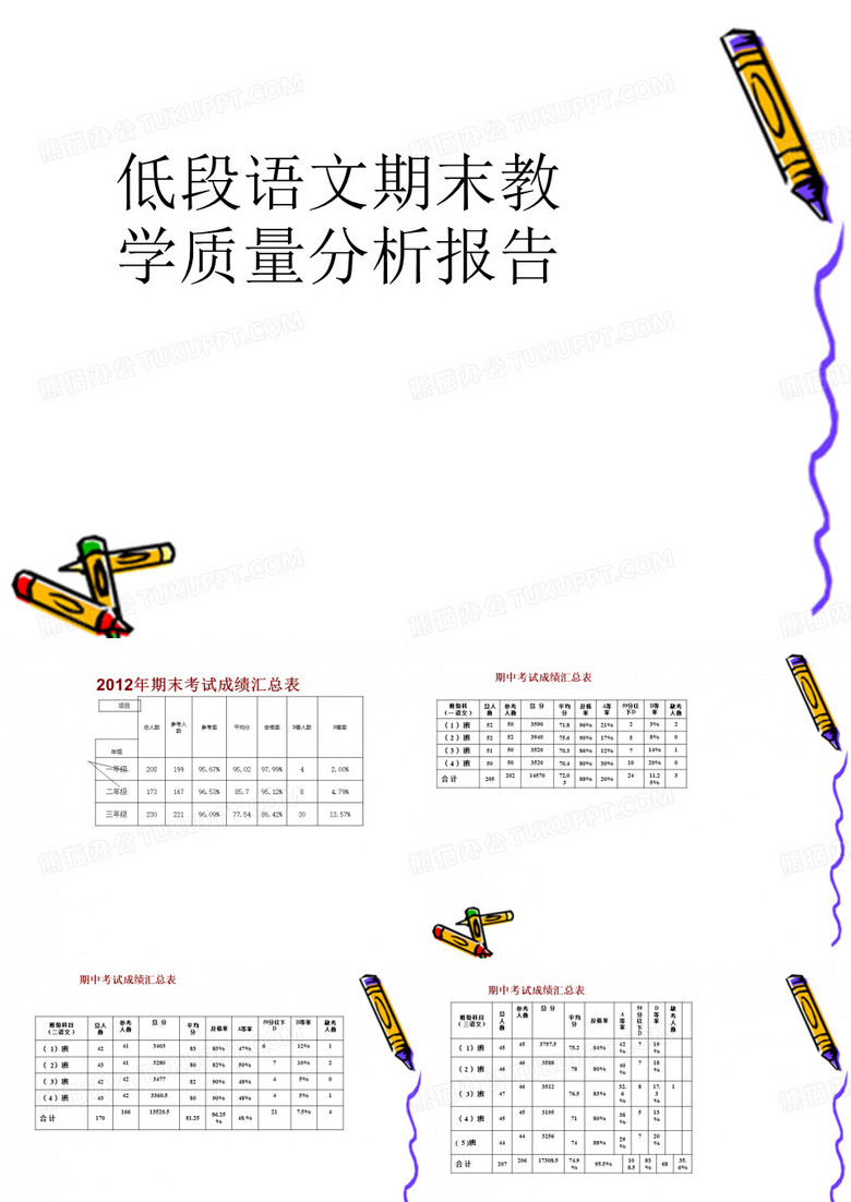 低段语文质量分析