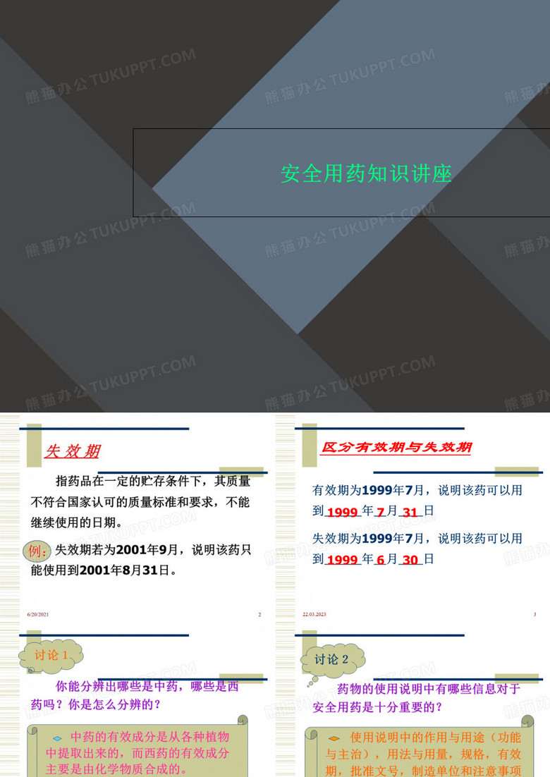 安全用药知识讲座