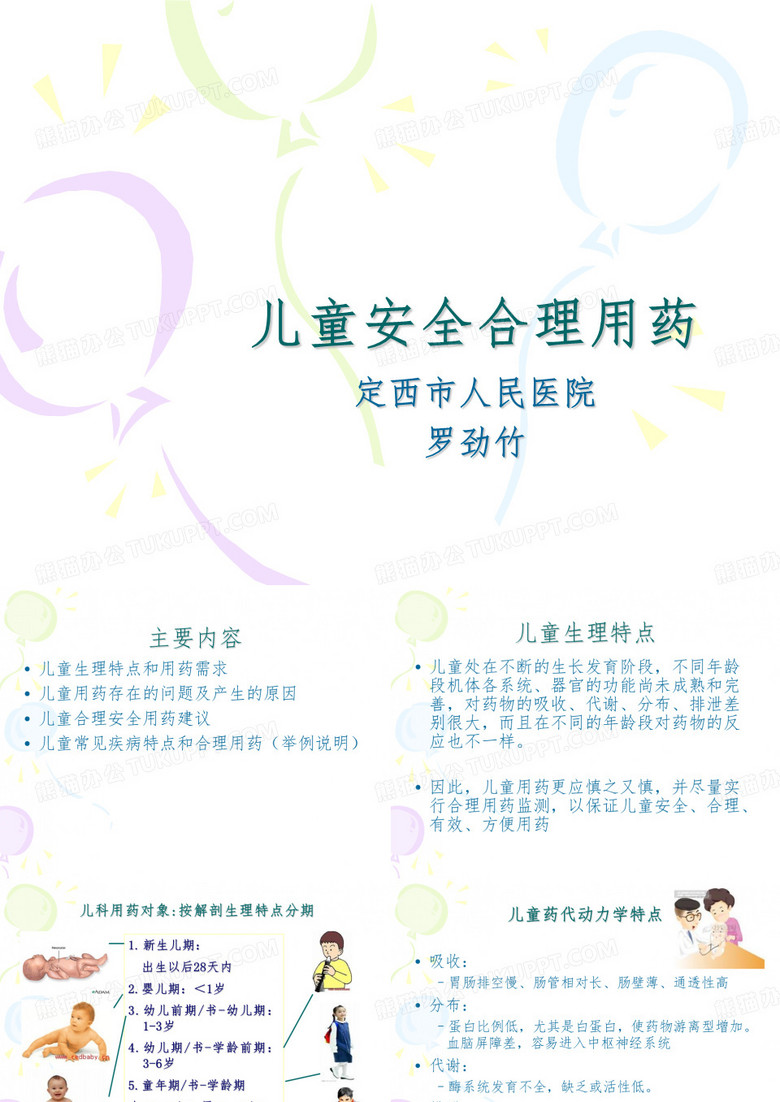 儿童安全合理用药