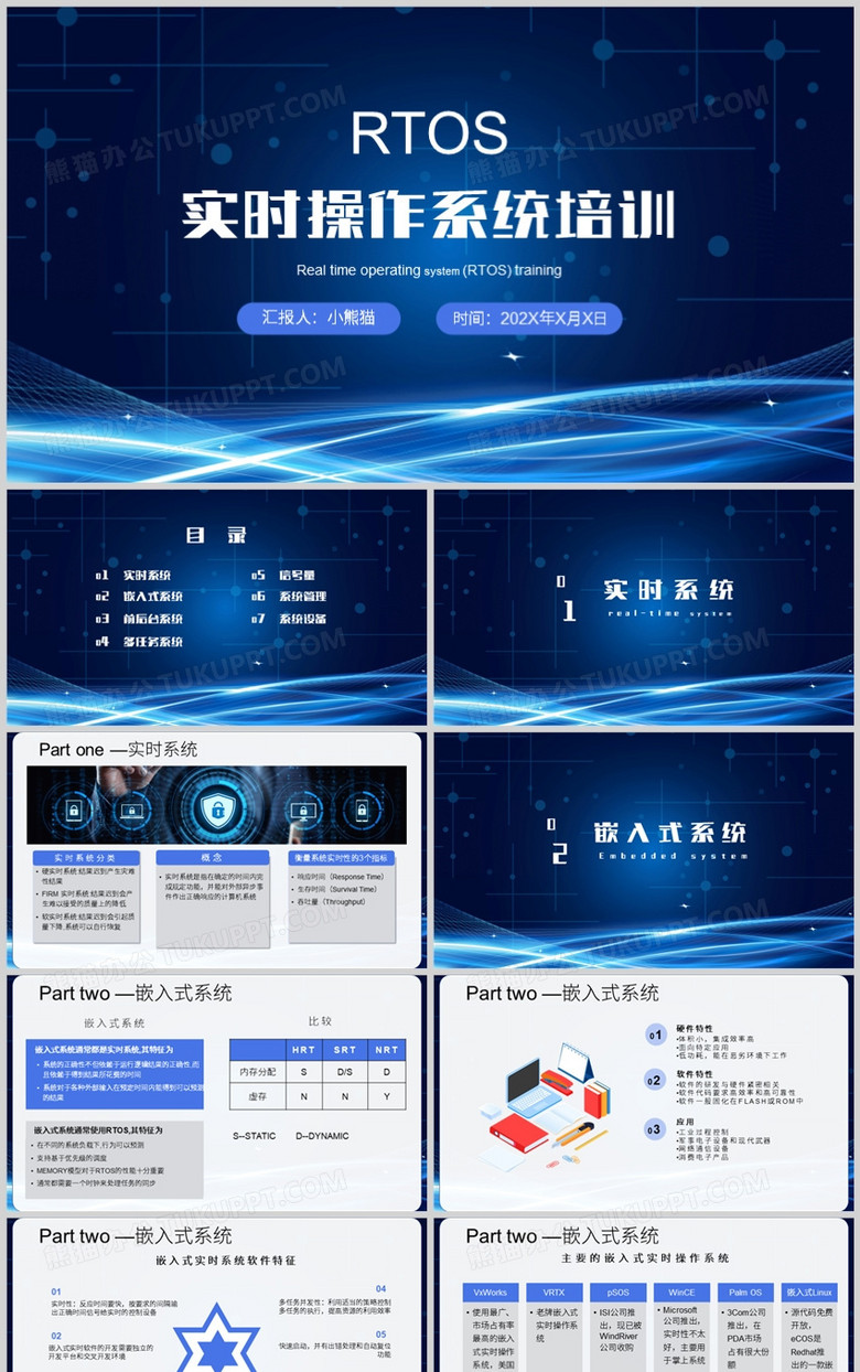 实时操作系统rtos培训PPT模板