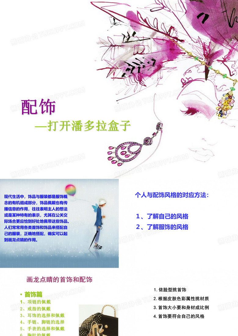 饰品的佩戴ppt