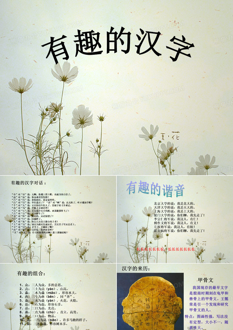 《有趣的汉字》PPT课件二