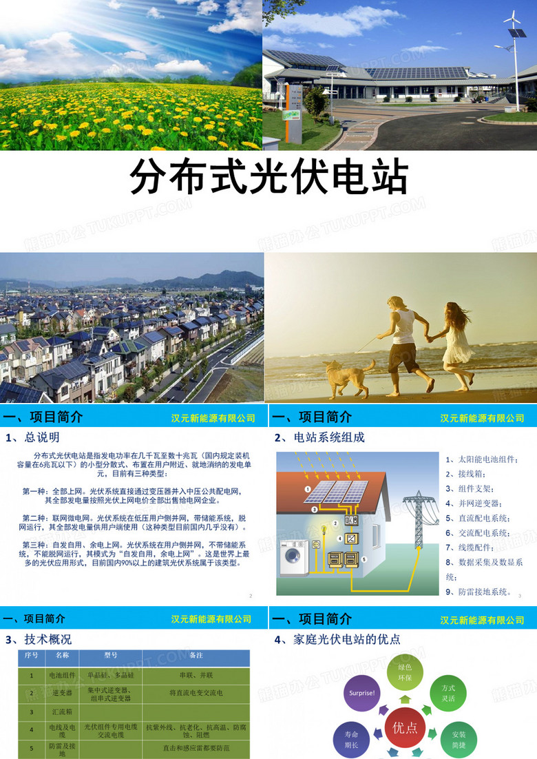 汉元分布式光伏电站宣传
