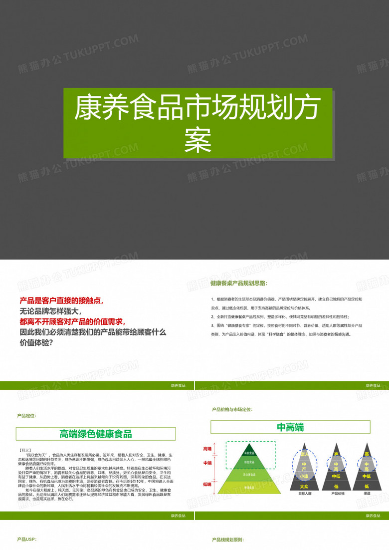 康养食品市场规划