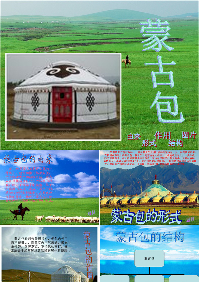 蒙古包课件