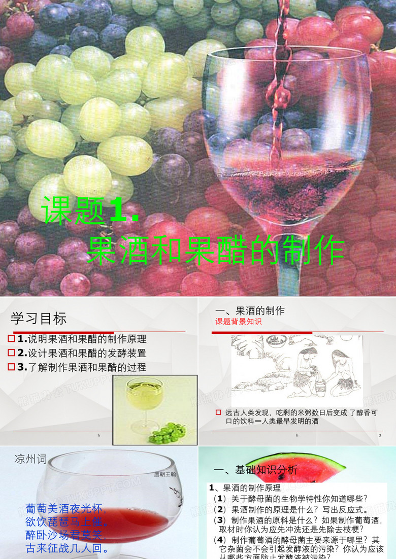 果酒的制作