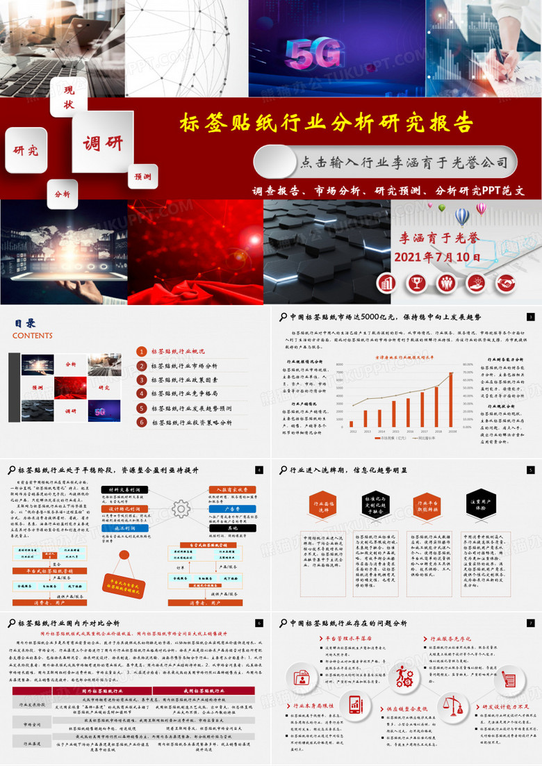 标签贴纸市场分析研究报告ppt