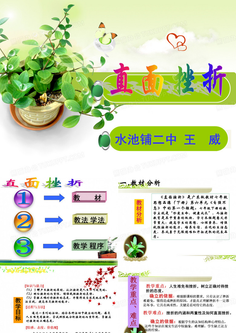 《直面挫折》课件