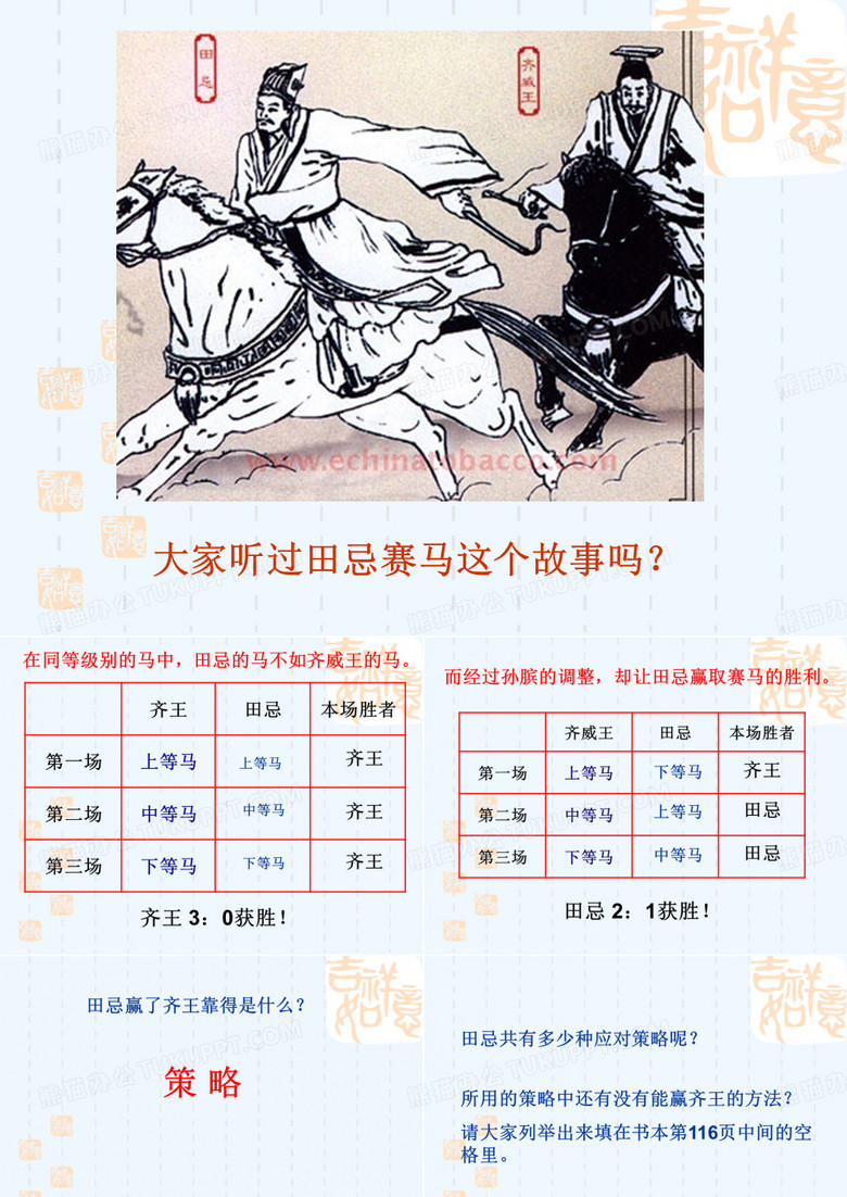 田忌赛马