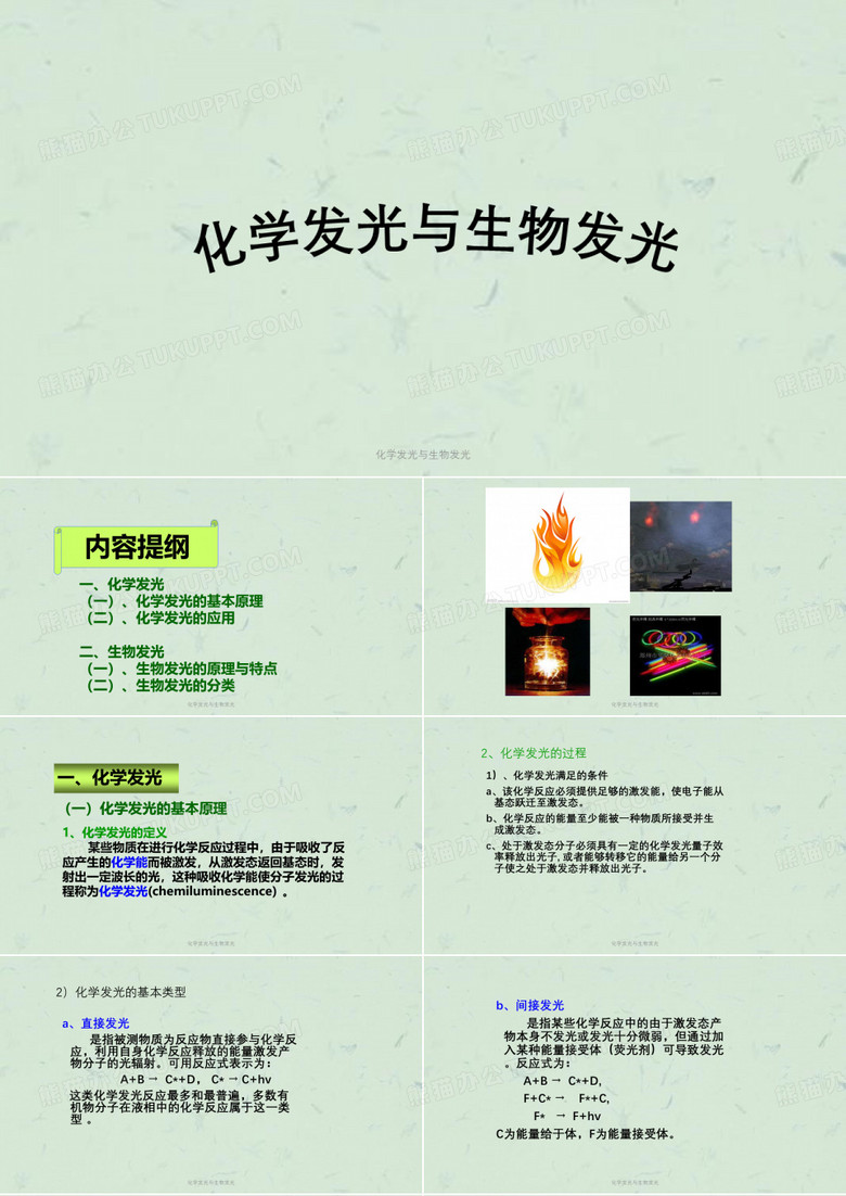 化学发光与生物发光课件
